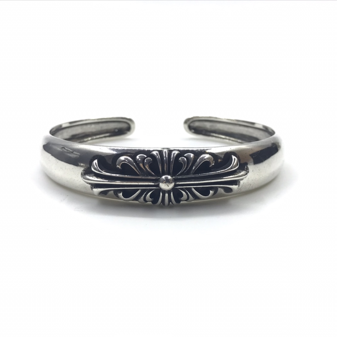 NO:104254,Chrome Hearts Crosine glossy crossbow adjustment bracelet bracelet made of white copper material imported electroplating technology Seiko craftsmanship, Crosine bracelet, Chrome hearts, Chrome hearts, bracelet19860909Chrome Hearts  克罗心光面开口十字花调节手环手镯 白铜材质 进口电镀工艺 精工打造,克罗心手镯,chrome hearts,chrome hearts,bracelet,Jewelry