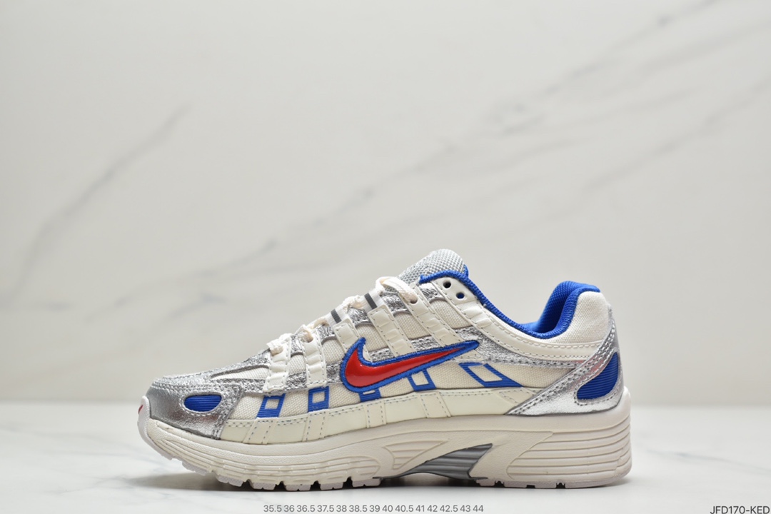 180 耐克Nike W P-6000”White/Oracle/Aqua Magic” 逐梦太空系列复古老爹风休闲运动舒适跑鞋CK2961-131