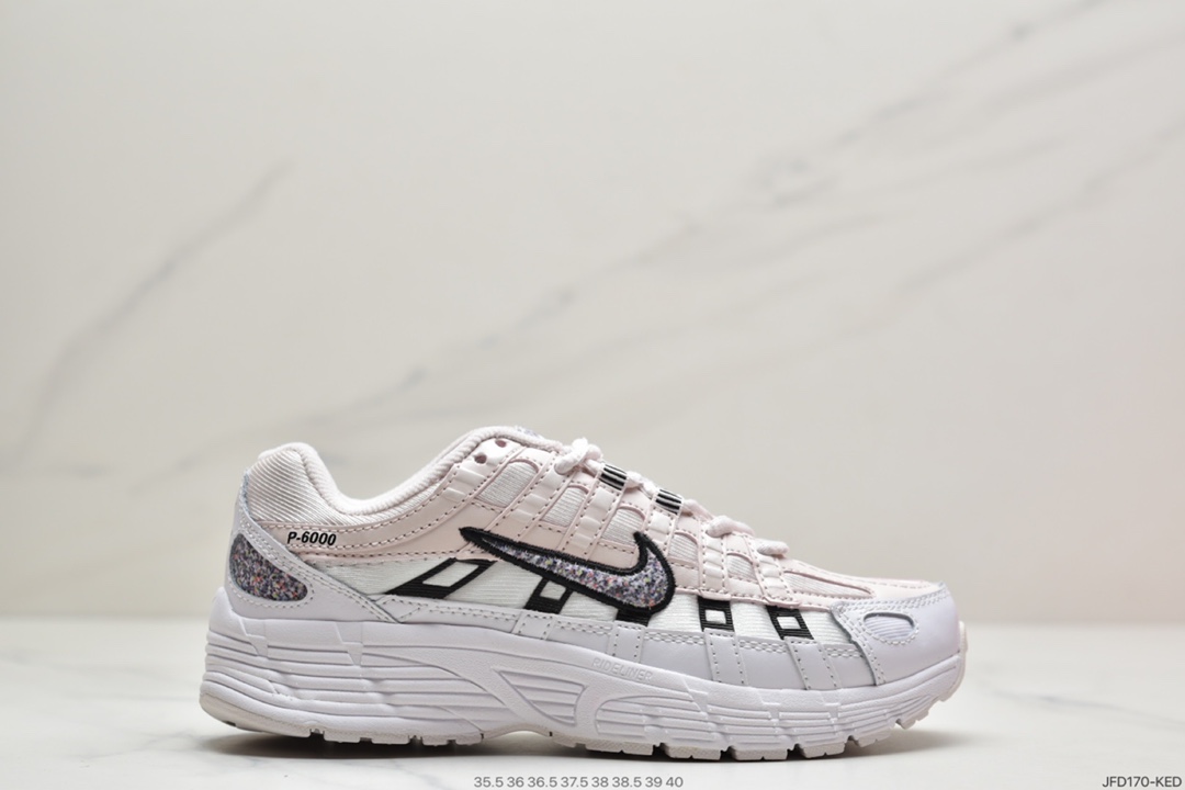 170 耐克Nike W P-6000”White/Oracle/Aqua Magic” 逐梦太空系列复古老爹风休闲运动舒适跑鞋CK2961-131