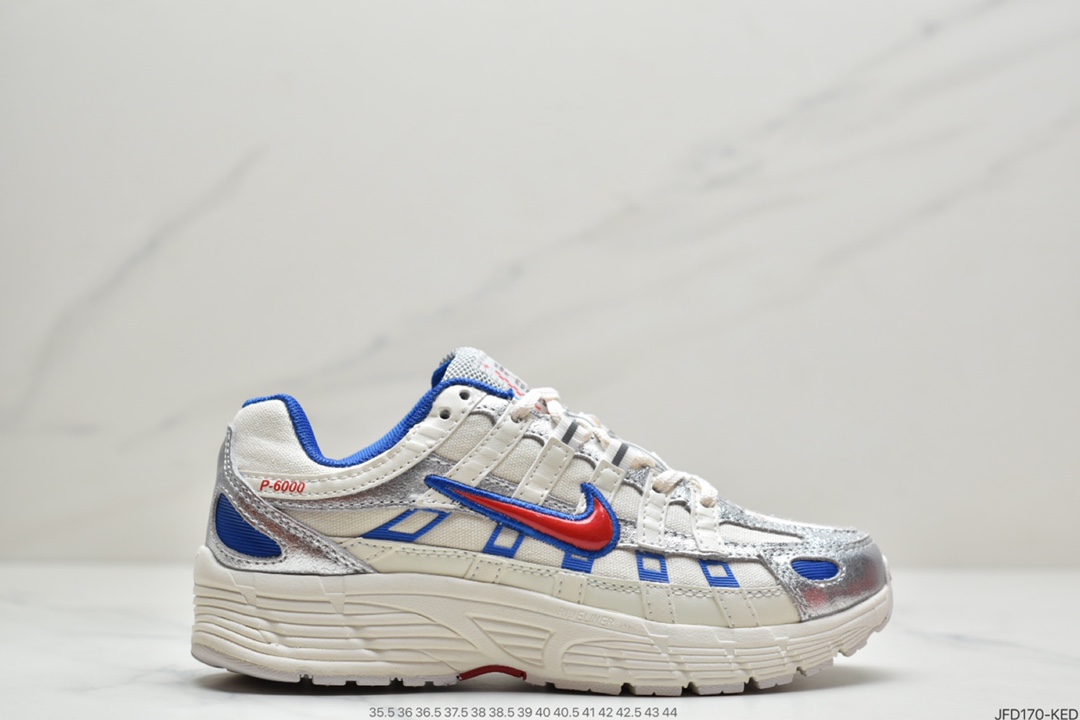 170 耐克Nike W P-6000”White/Oracle/Aqua Magic” 逐梦太空系列复古老爹风休闲运动舒适跑鞋CK2961-131