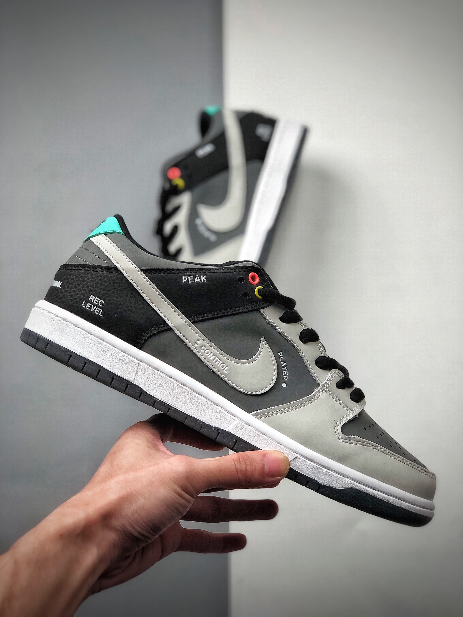200  耐克Nike Dunk SB Low Pro ISO黑灰扣篮系列 复古休闲运动滑板鞋  CV1659-001