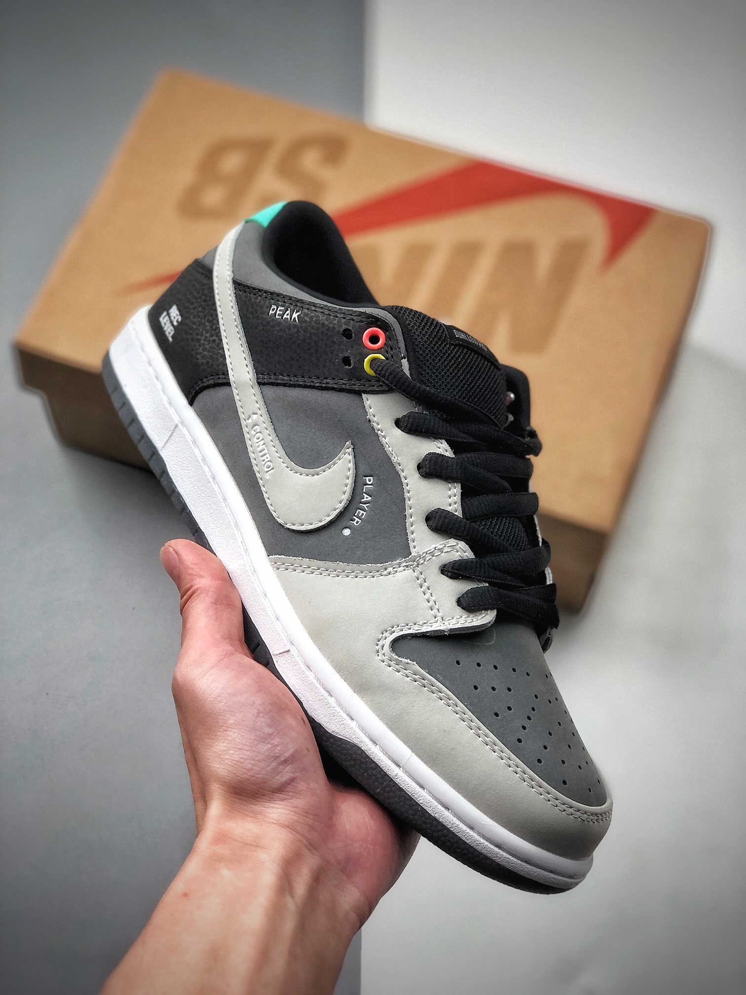 200  耐克Nike Dunk SB Low Pro ISO黑灰扣篮系列 复古休闲运动滑板鞋  CV1659-001