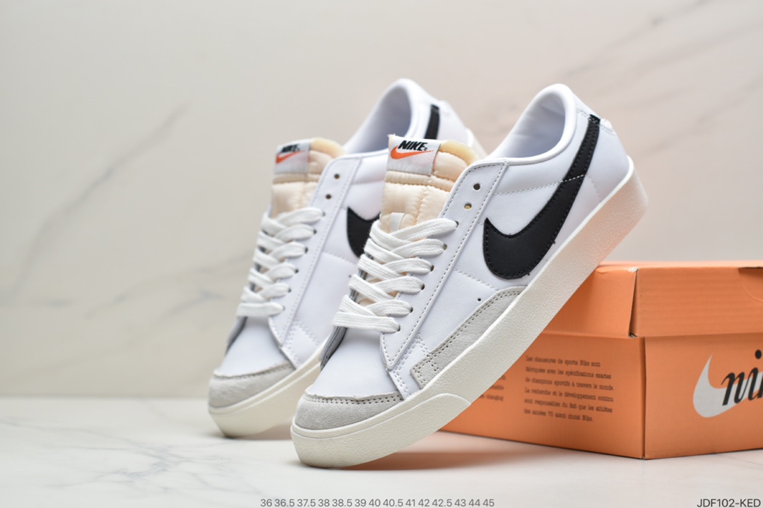 125 耐克Nike Blazer Low ’1977 VNTG 经典开拓者低帮百搭休闲运动板鞋 DA6364-101