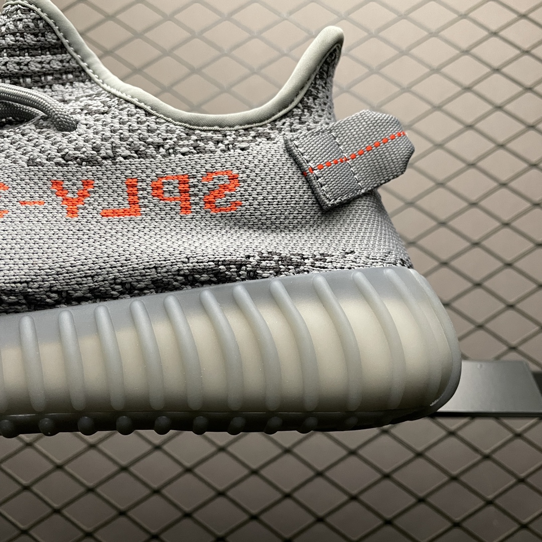 450 纯原版本 AD 阿迪 Yeezy Boost 350V2 ” Beluga 2.0 ” 侃爷椰子 新灰橙 AH2203