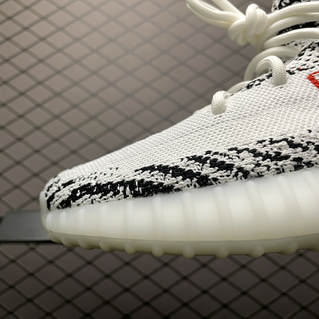 450 纯原版本 AD 阿迪 Yeezy Boost 350V2 ” Zebra ” 侃爷椰子 白斑马 CP9654