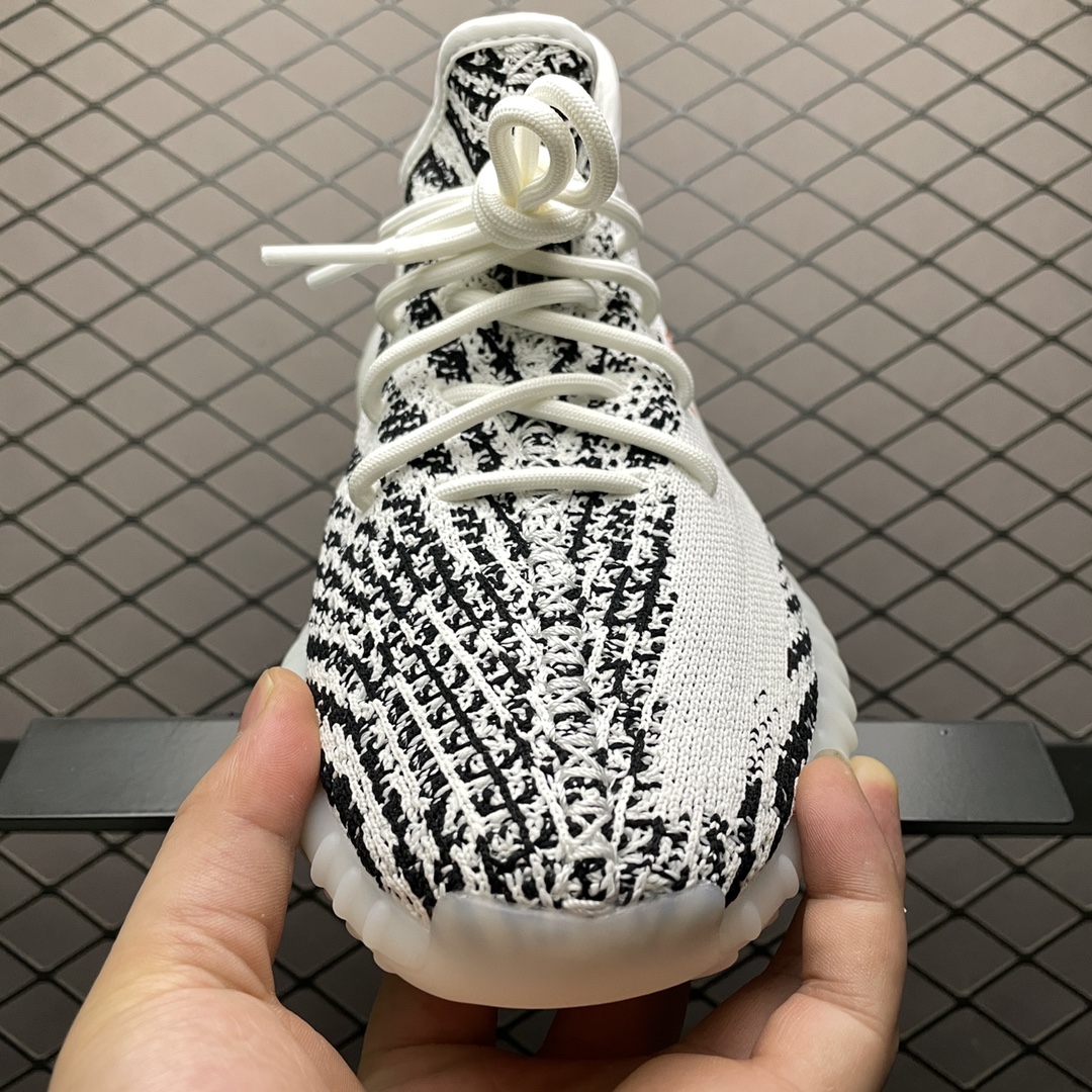 450 纯原版本 AD 阿迪 Yeezy Boost 350V2 ” Zebra ” 侃爷椰子 白斑马 CP9654