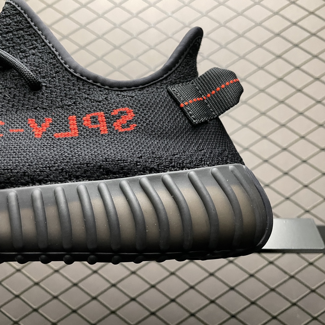 450 纯原版本 AD 阿迪 Yeezy Boost 350V2 侃爷椰子 黑红字 CP9652