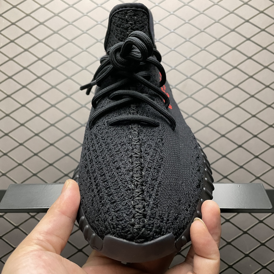 450 纯原版本 AD 阿迪 Yeezy Boost 350V2 侃爷椰子 黑红字 CP9652