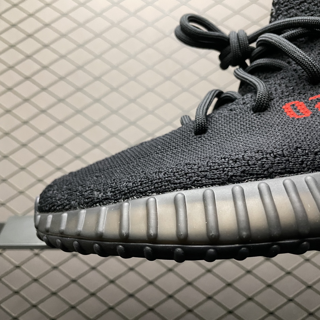 450 纯原版本 AD 阿迪 Yeezy Boost 350V2 侃爷椰子 黑红字 CP9652