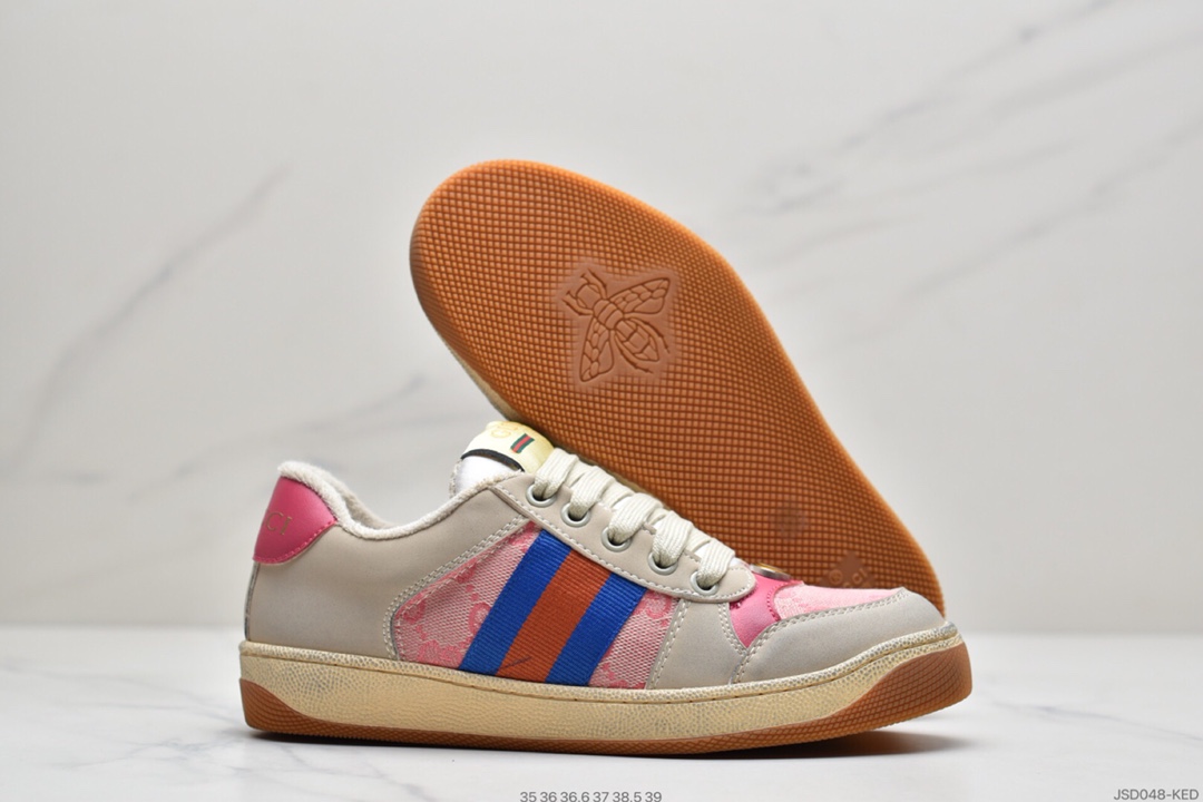 200 Gucci Distressed Screener sneaker 古驰小脏鞋系列