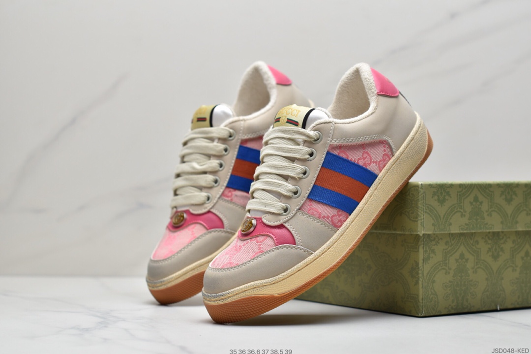 200 Gucci Distressed Screener sneaker 古驰小脏鞋系列
