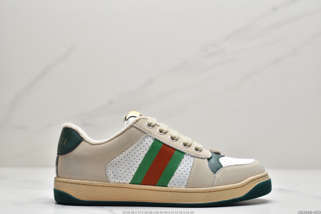 200 Gucci Distressed Screener sneaker 古驰小脏鞋系列