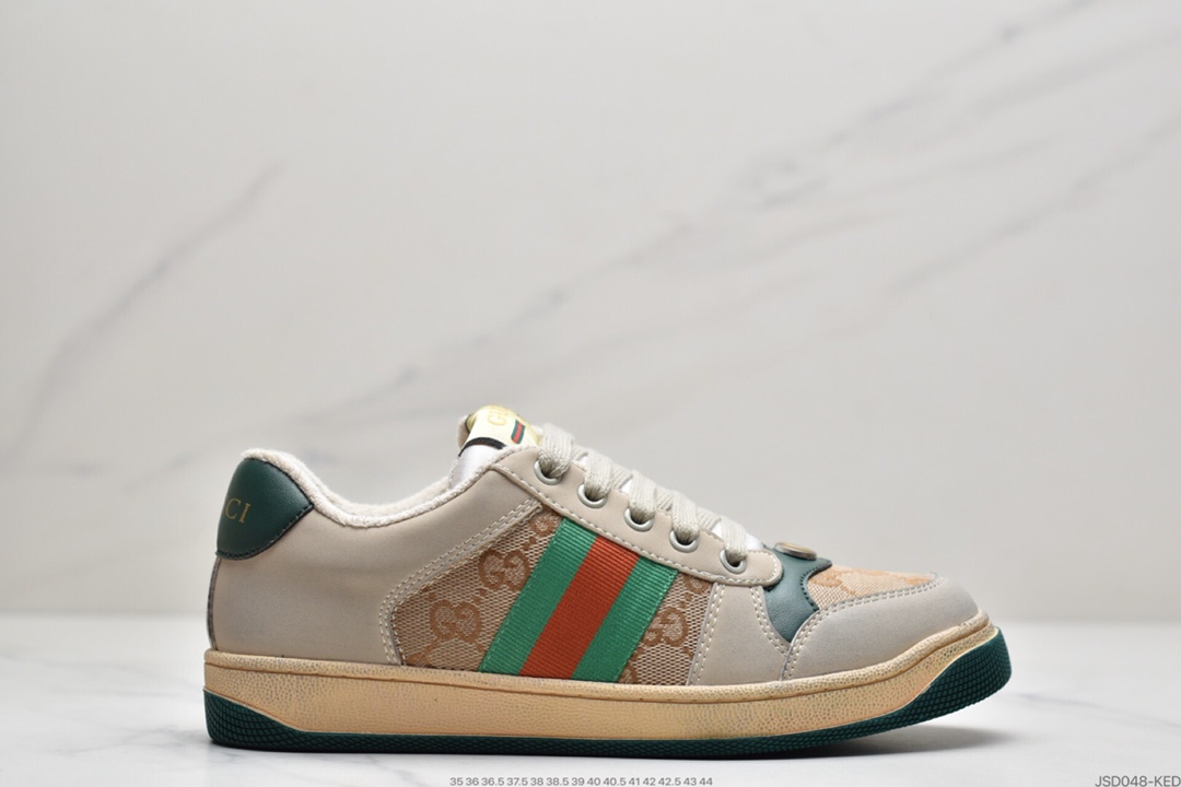 200 Gucci Distressed Screener sneaker 古驰小脏鞋系列