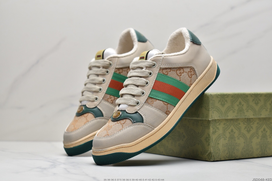 200 Gucci Distressed Screener sneaker 古驰小脏鞋系列