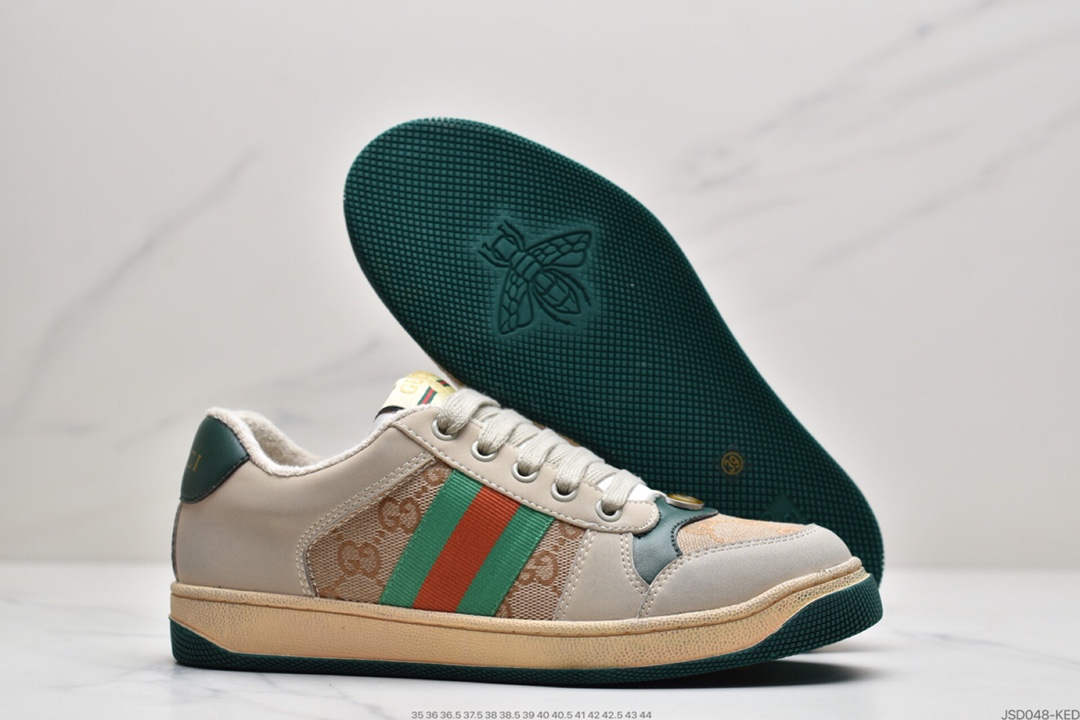 200 Gucci Distressed Screener sneaker 古驰小脏鞋系列