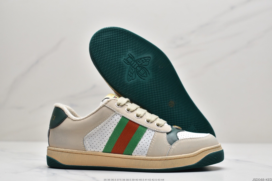 200 Gucci Distressed Screener sneaker 古驰小脏鞋系列