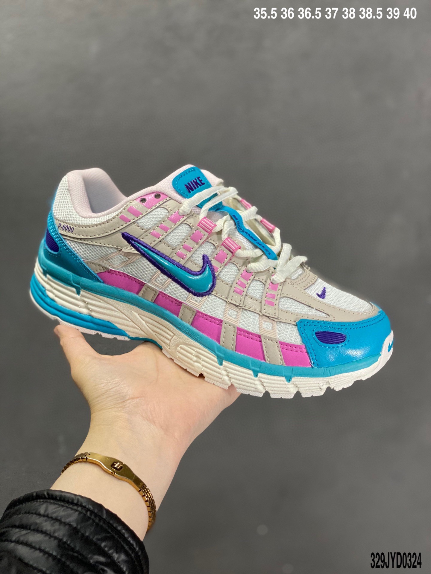 180. 耐克Nike P-6000 Laser Fuchsia 复古科技个性运动老爹鞋CJ7789-162