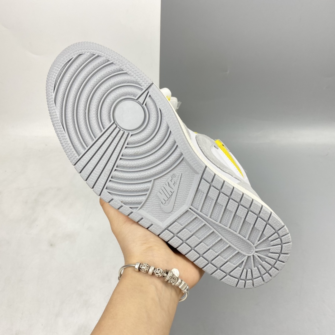 P340 Air Jordan 1 Switch ” Light Smoke Grey ” 烟灰拉链 J1乔1高帮文化篮球鞋 CW6576-100