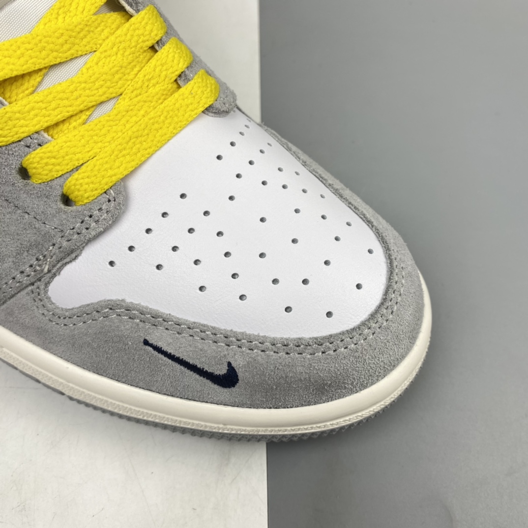 P340 Air Jordan 1 Switch ” Light Smoke Grey ” 烟灰拉链 J1乔1高帮文化篮球鞋 CW6576-100