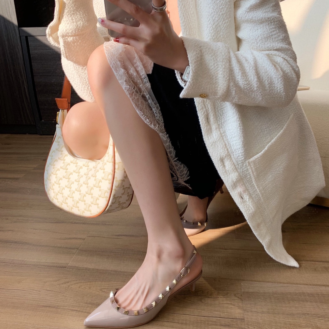 CELINE AVA 白花Ttiomphe腋下包 193952