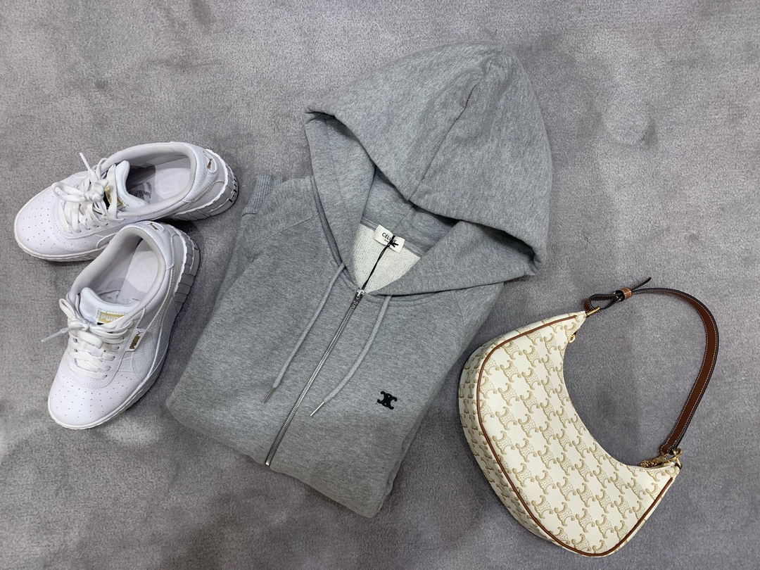 CELINE AVA 白花Ttiomphe腋下包 193952