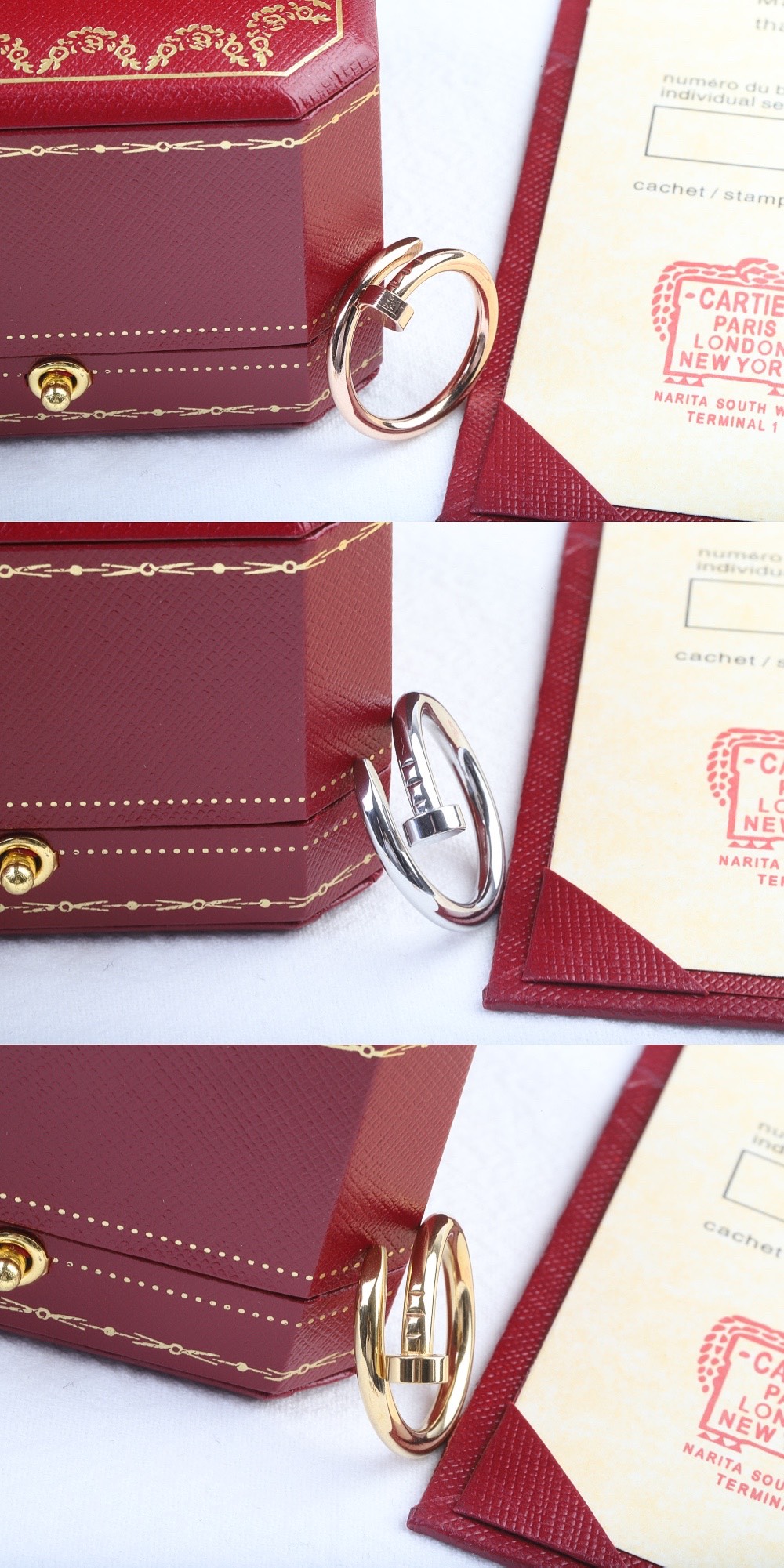 Cartier Juste un clou系列——卡地亚钉子戒指 亚金无钻rose同款
