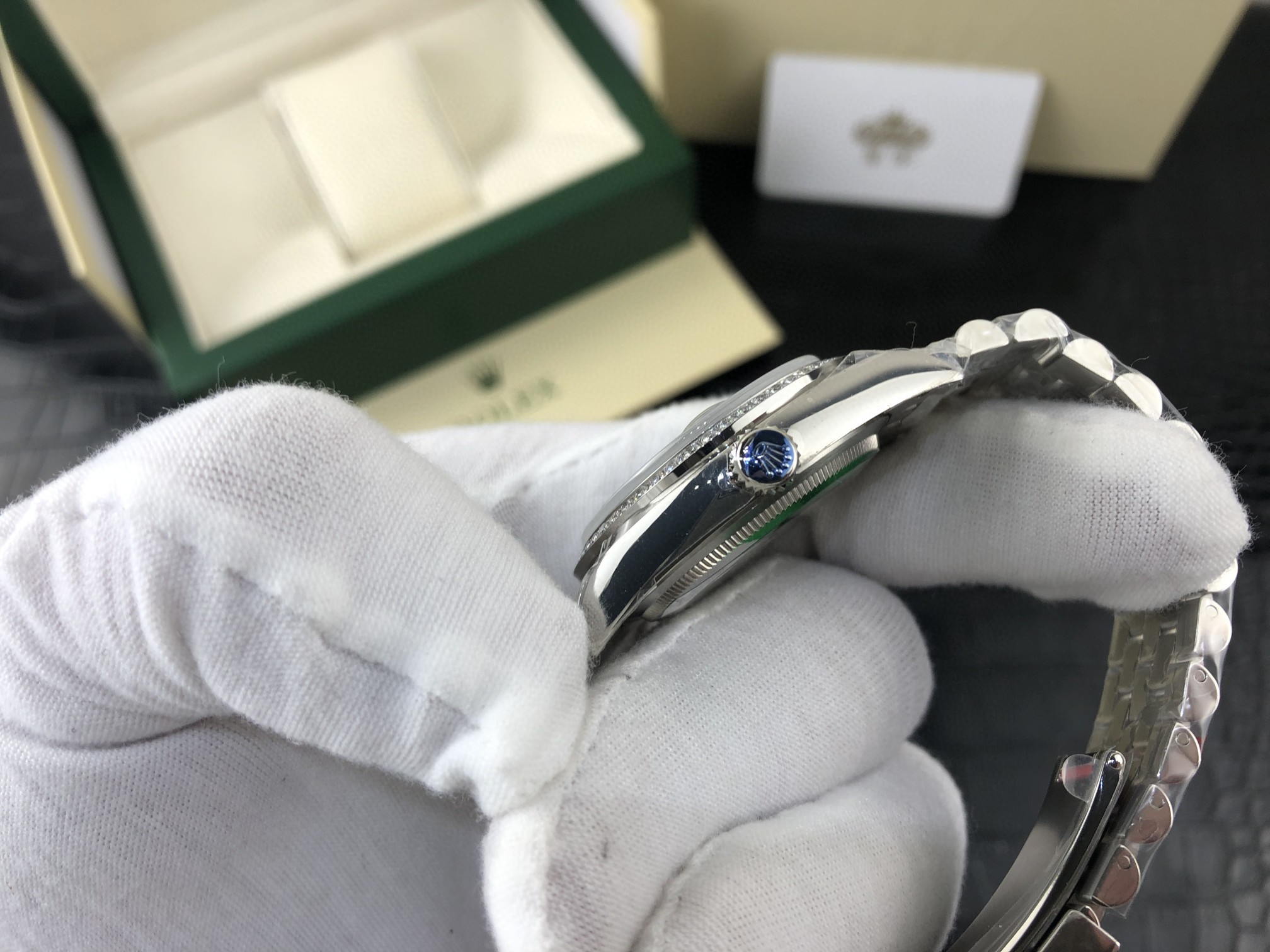 Rolex 皇家 劳力士日志系列36尺寸黑盘镶钻