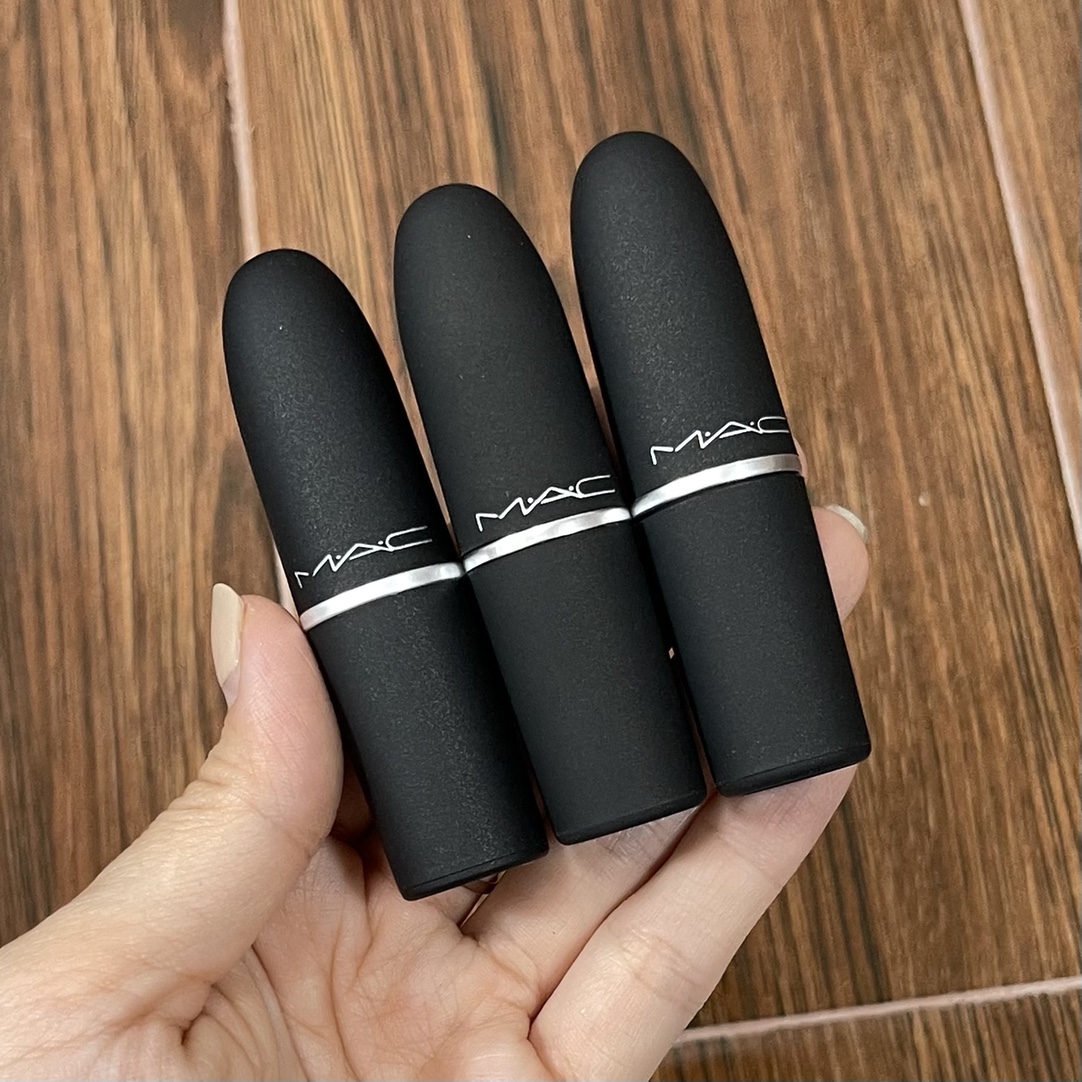 MAC Travel Exclusive Powder Kiss Lipstick Set - Style Shocked, Lasting Passion, Devoted 5 i1619907649 4462 2