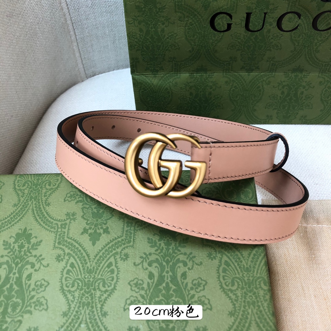 Gucci古奇原版品质头层小牛皮进口头原版底20mm搭配经典cc古金扣简单大方时尚标杆