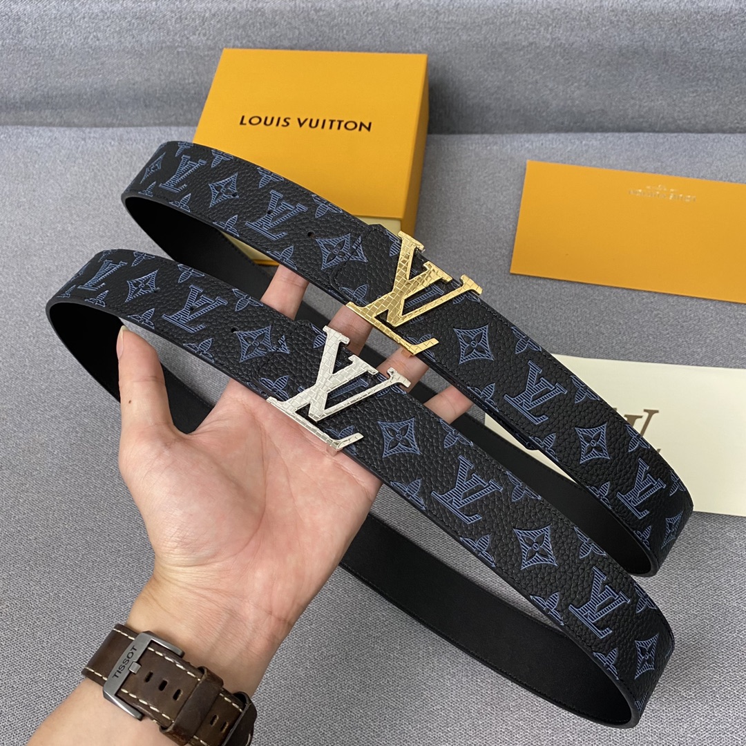 Louis Vuitton Belts Calfskin Cowhide