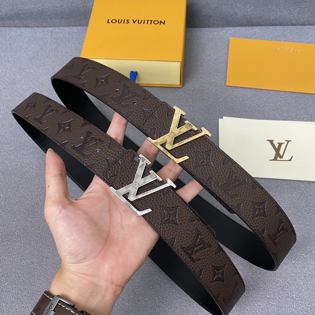 Louis Vuitton Belts Replicas Buy Special
 Calfskin Cowhide