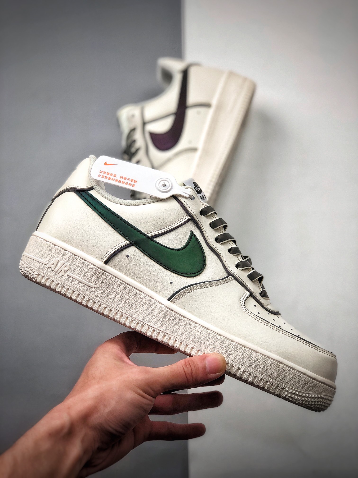 240  Nike Air Force 1 Low 3M反光幻彩变色龙空军一号低帮百搭休闲运动板鞋BQ0086-365