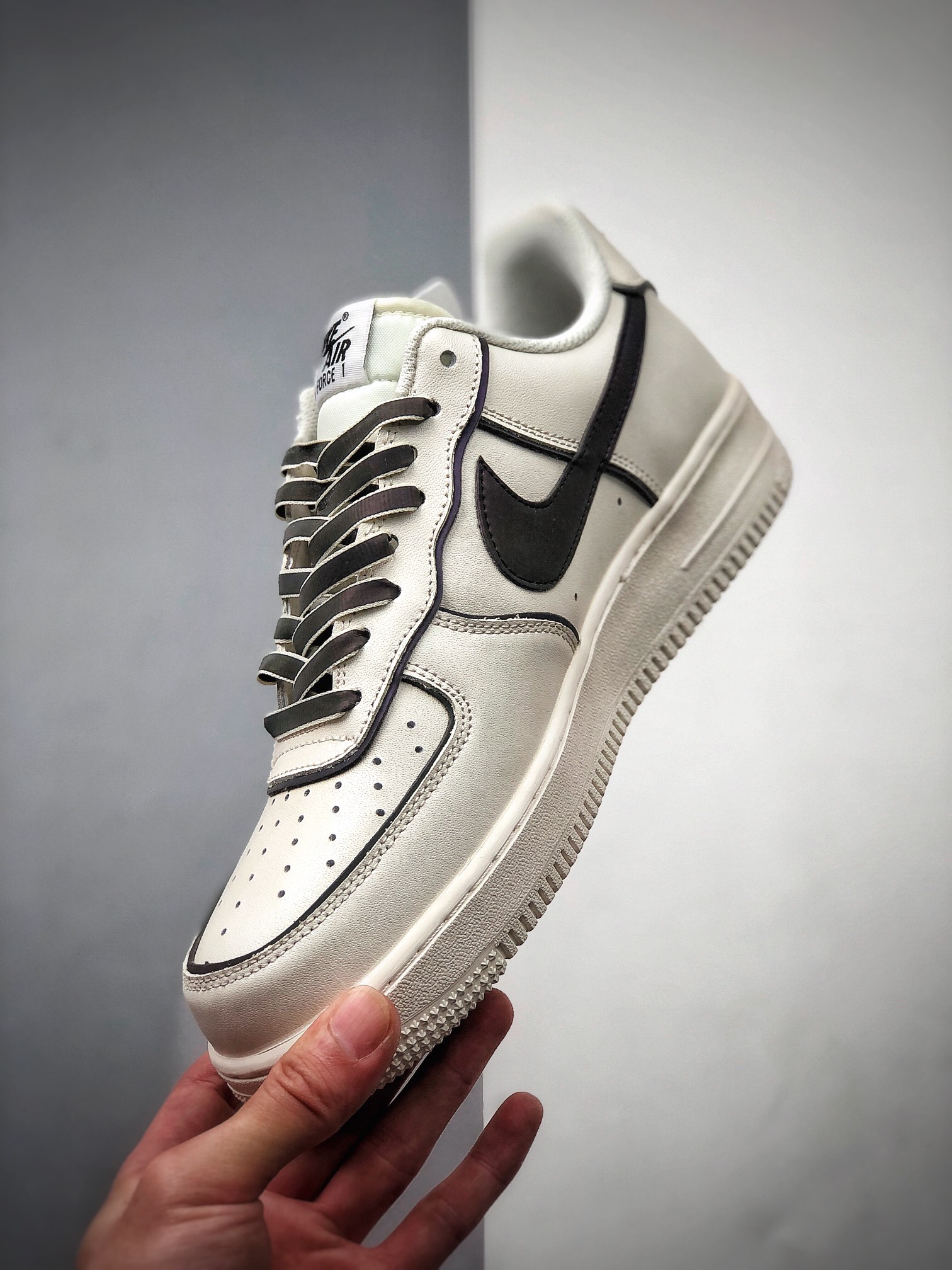 240  Nike Air Force 1 Low 3M反光幻彩变色龙空军一号低帮百搭休闲运动板鞋BQ0086-365