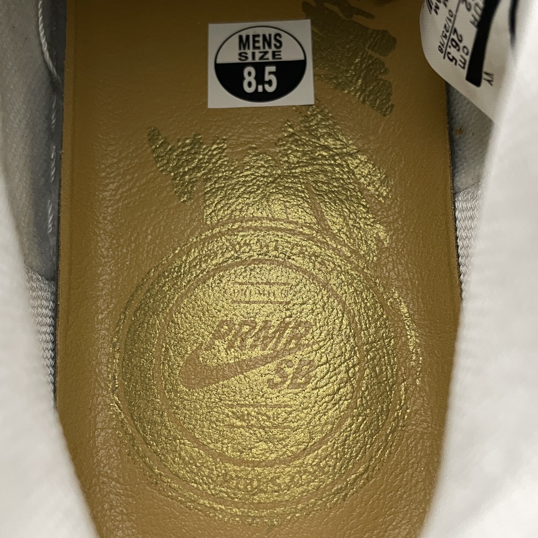 360 Premier x Nike SB Dunk High 联名款高运动休闲板鞋 金币 白香槟 881758-217