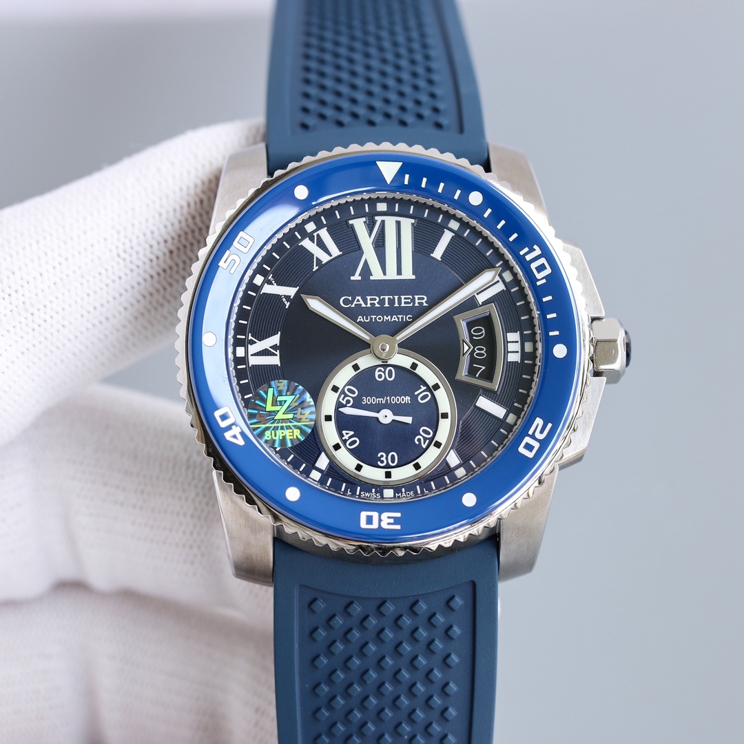 カルティエ カリブル ドゥ カルティエ 潜水シリーズ 自動機械腕時計