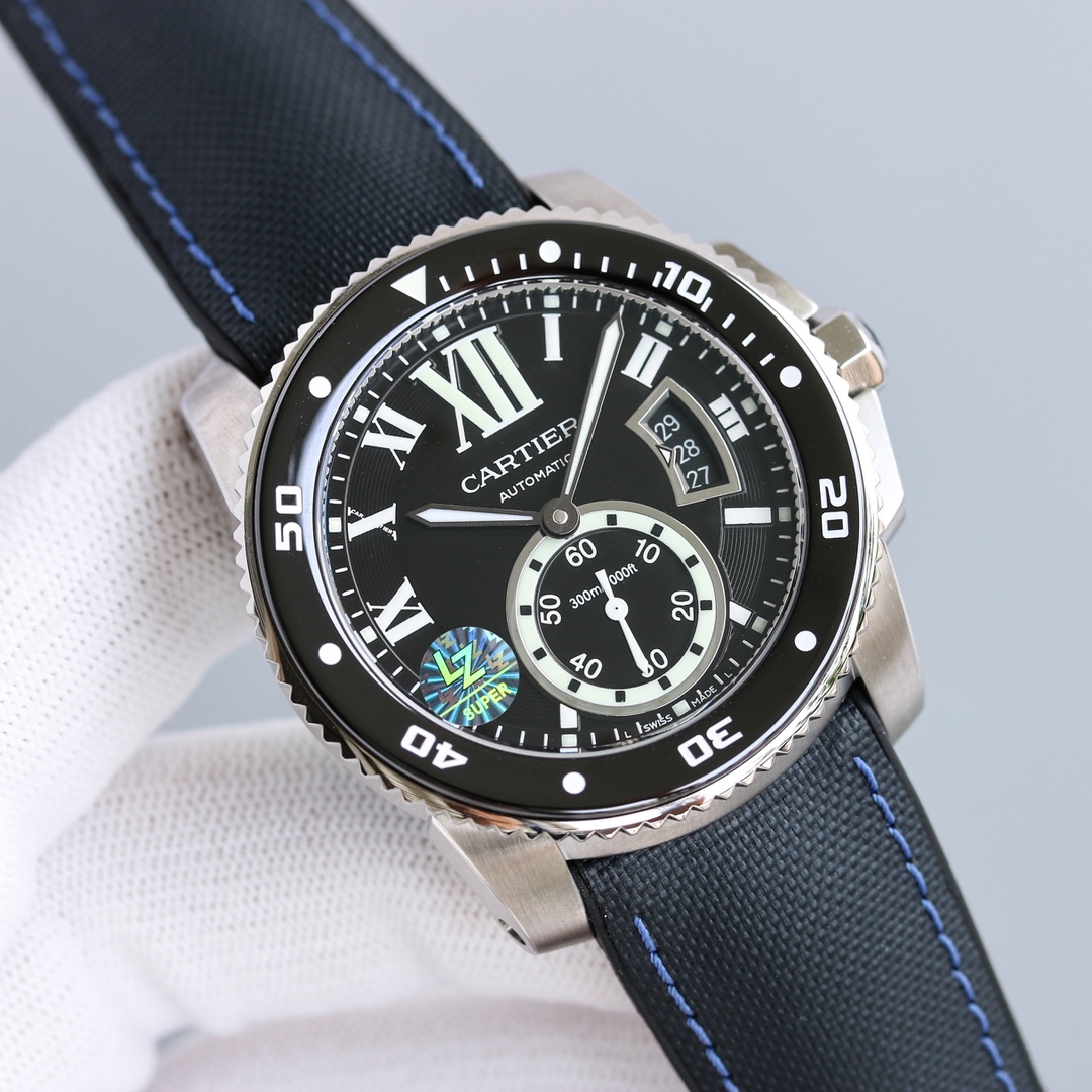 カルティエ カリブル ドゥ カルティエ 潜水シリーズ 自動機械腕時計