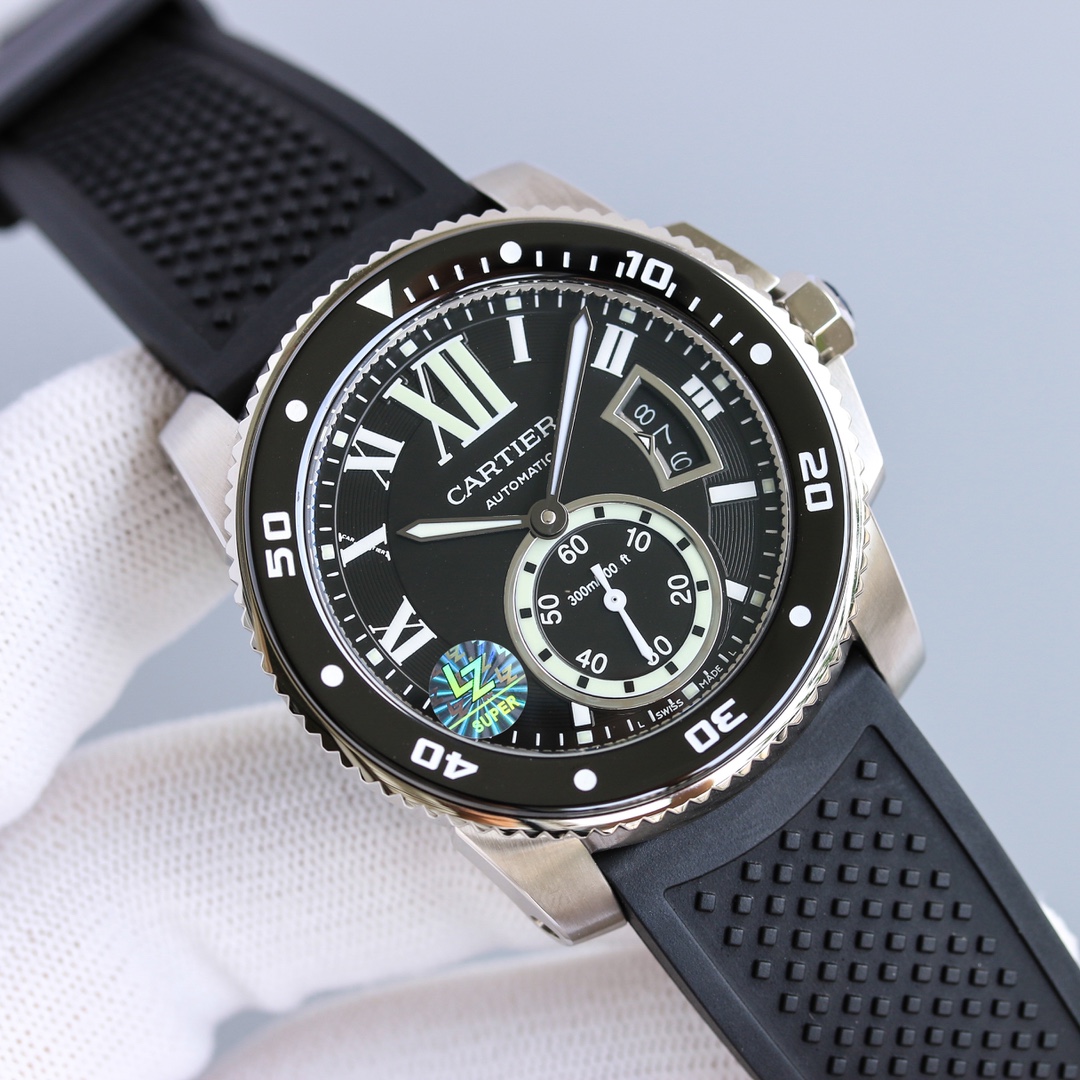 カルティエ カリブル ドゥ カルティエ 潜水シリーズ 自動機械腕時計