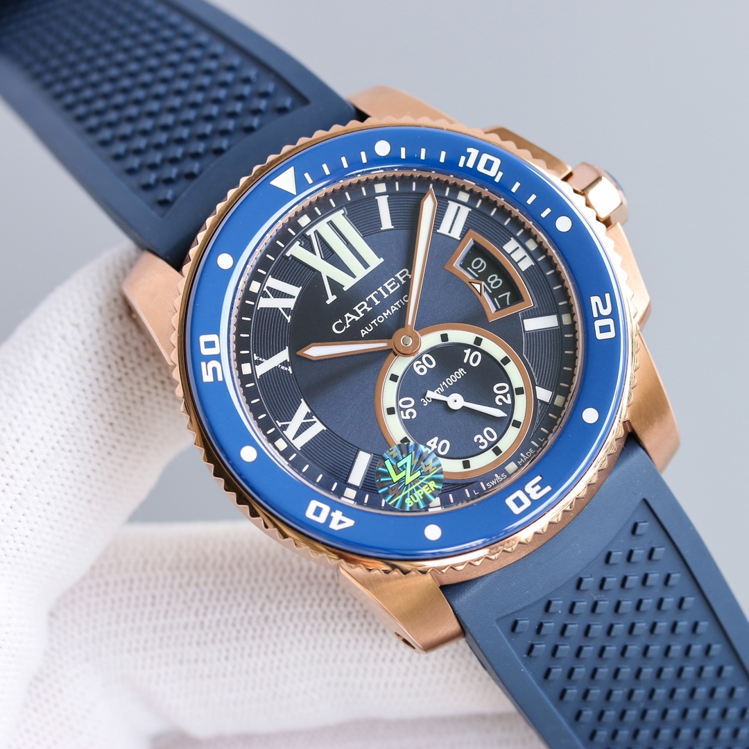 カルティエ カリブル デ カルティエ 潜水シリーズ 腕時計 - スタイリッシュな自動機械式