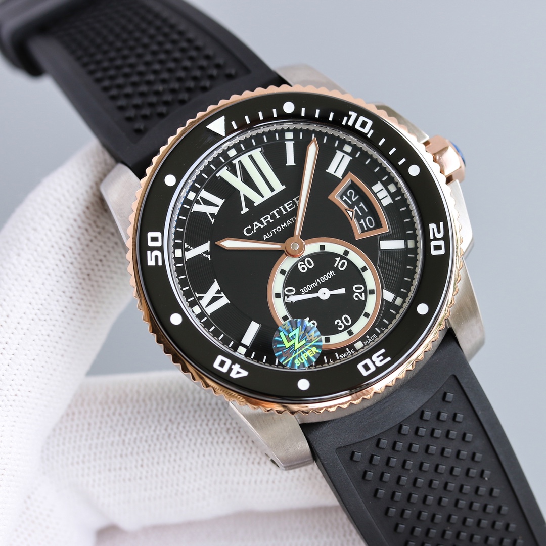 カルティエ カリブル デ カルティエ 潜水シリーズ 腕時計 - スタイリッシュな自動機械式