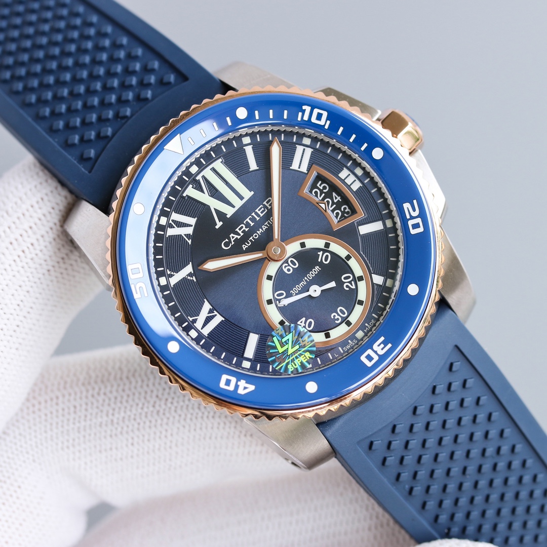 カルティエ カリブル デ カルティエ 潜水シリーズ 腕時計 - スタイリッシュな自動機械式