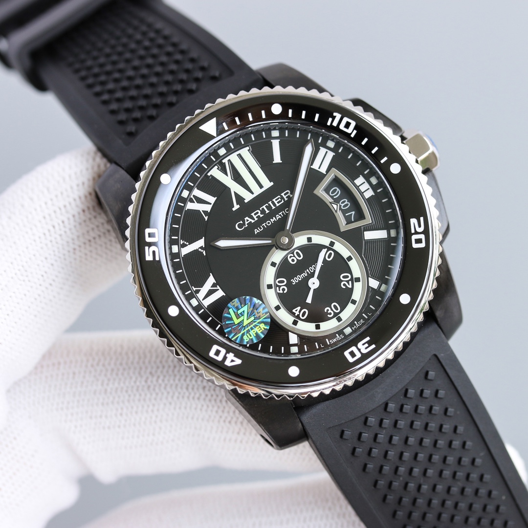 カルティエ カリブル デ カルティエ 潜水シリーズ 腕時計 - スタイリッシュな自動機械式