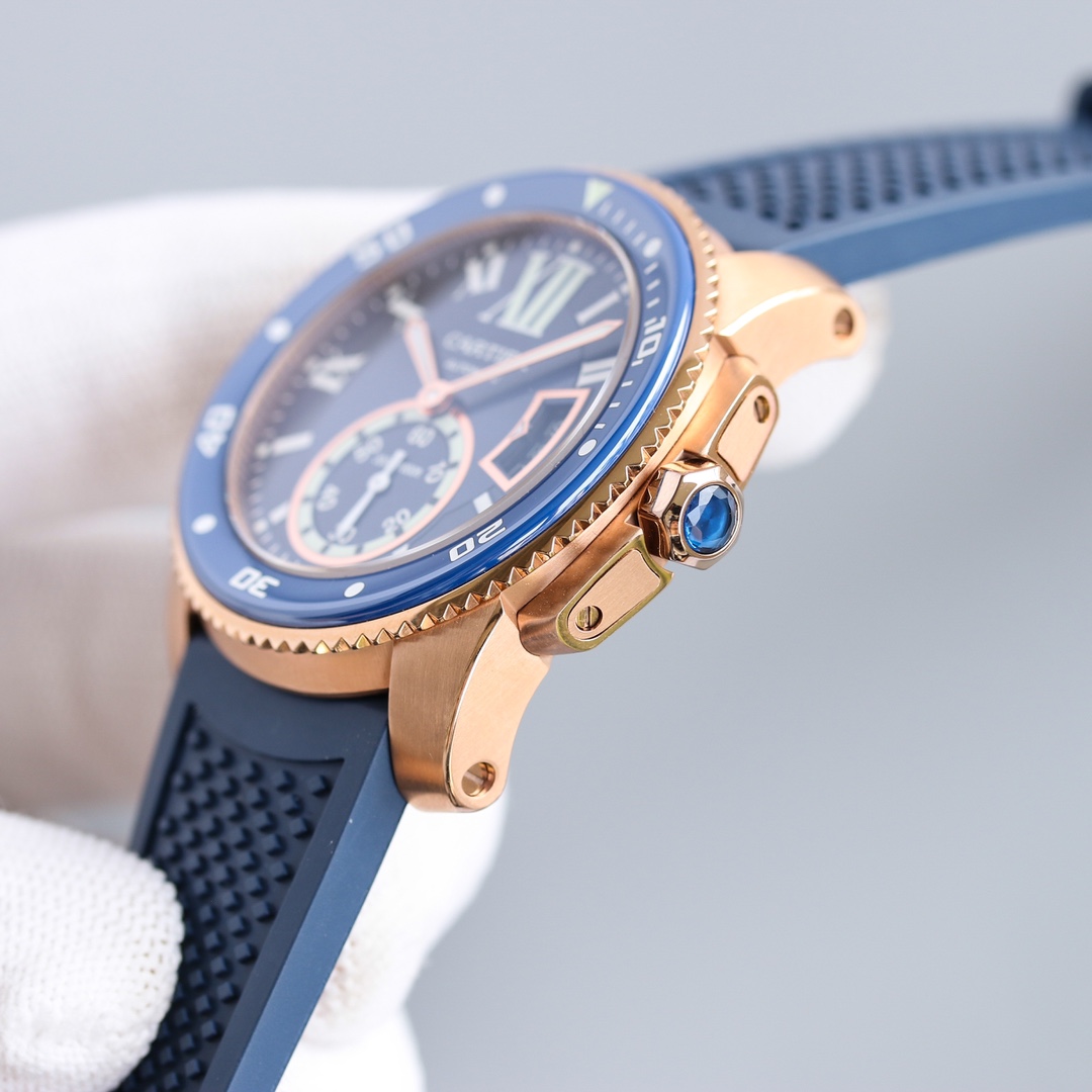 カルティエ カリブル デ カルティエ 潜水シリーズ 腕時計 - スタイリッシュな自動機械式