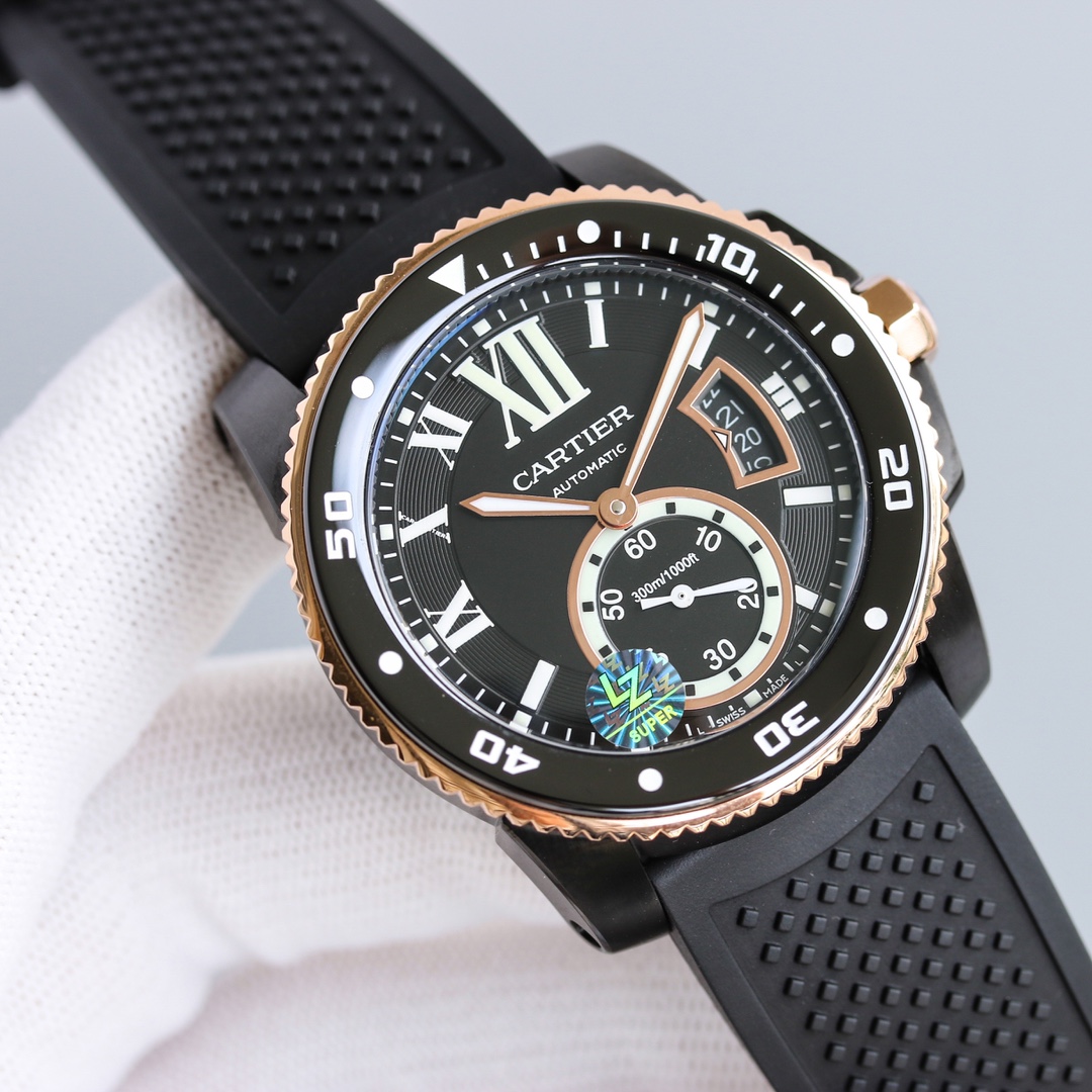 カルティエ カリブル デ カルティエ 潜水シリーズ 腕時計 - スタイリッシュな自動機械式