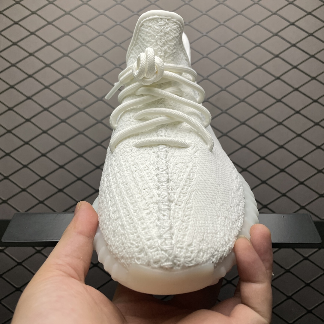 450 纯原版本 AD 阿迪 Yeezy Boost 350V2 ” Triple White ” 侃爷椰子 全白 白冰淇淋 CP9366