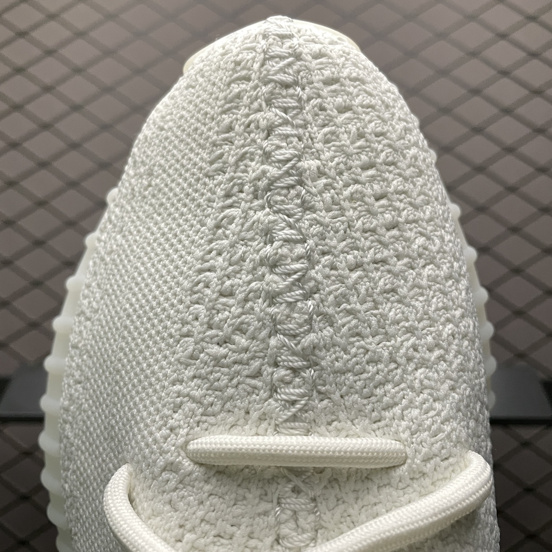 450 纯原版本 AD 阿迪 Yeezy Boost 350V2 ” Triple White ” 侃爷椰子 全白 白冰淇淋 CP9366