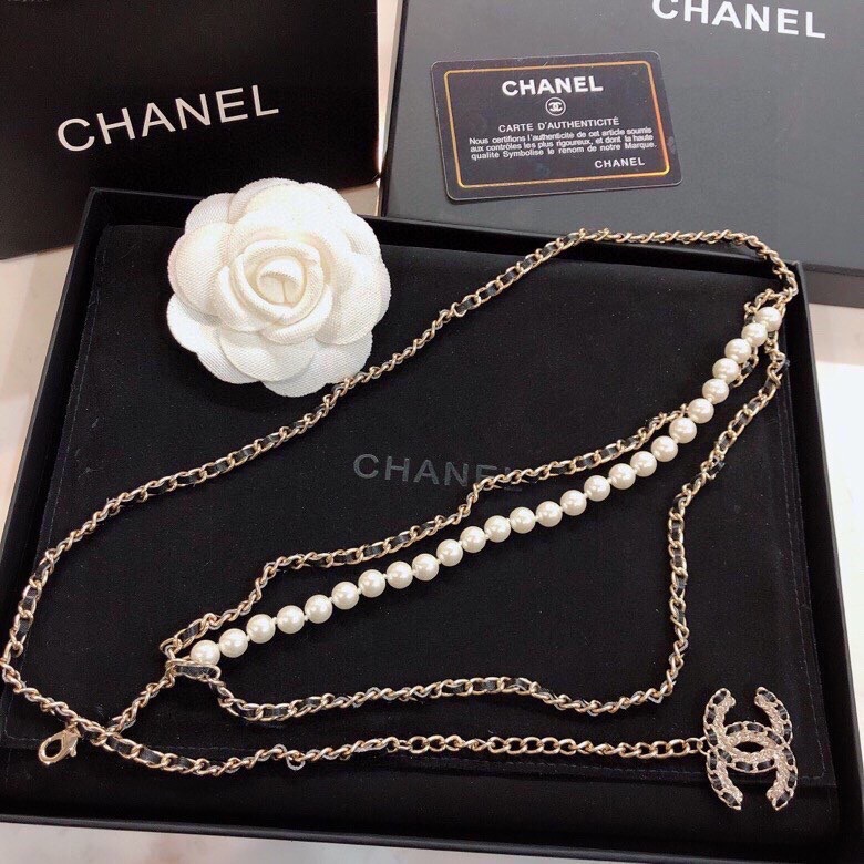 Chanel Chanel 香奈儿 黑皮腰链