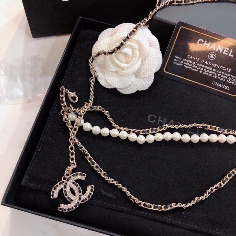 Chanel Chanel 香奈儿 黑皮腰链