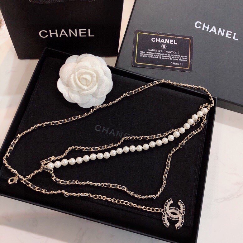 Chanel Chanel 香奈儿 黑皮腰链