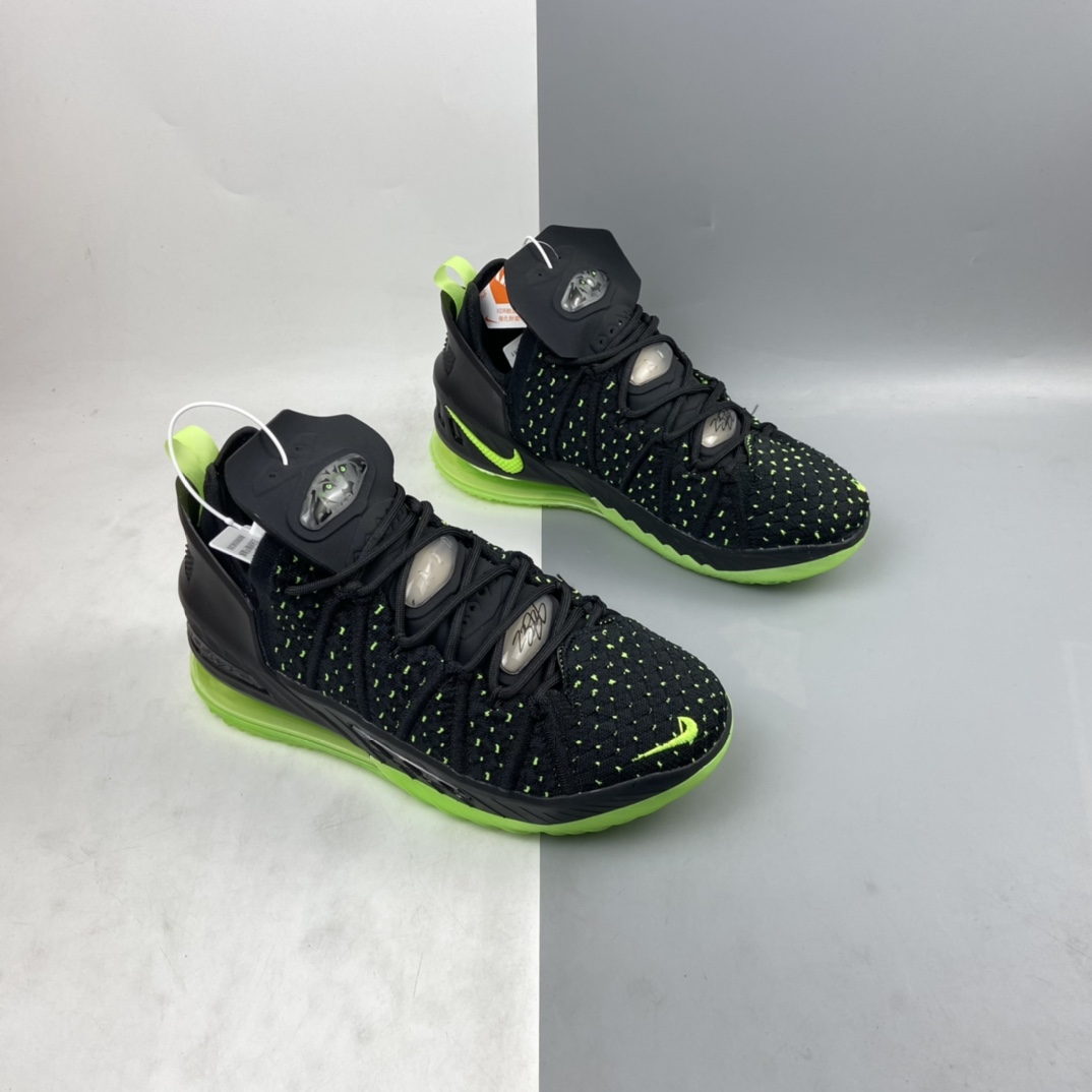 P260 Nike Lebron China XVIII EP”Empire Jade”勒布朗·詹姆斯18代签名战靴室内实战高帮运动飞织篮球鞋 CQ9284-005