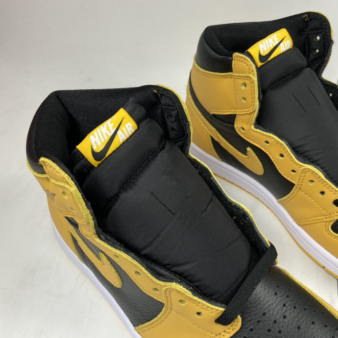 P300 Air Jordan 1 High OG“Pollen”AJ1 乔1全新黑黄 555088-701